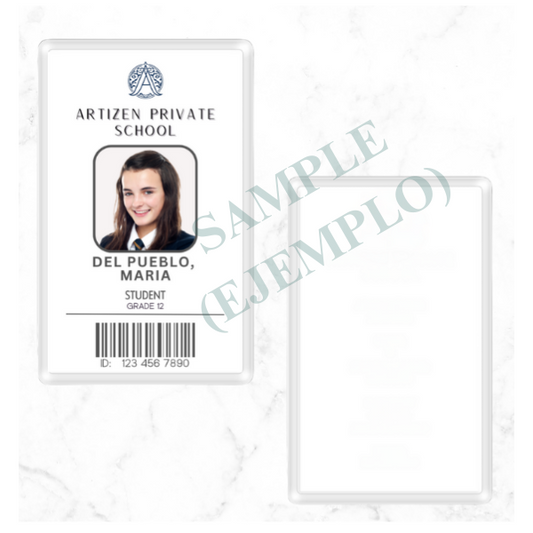 Tarjeta Tamaño Id Laminada Customizada (1 ó 2 lados)