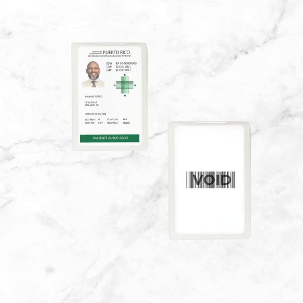 Tu Voucher de Cannabis en Tarjeta Laminada (Ambos Lados)